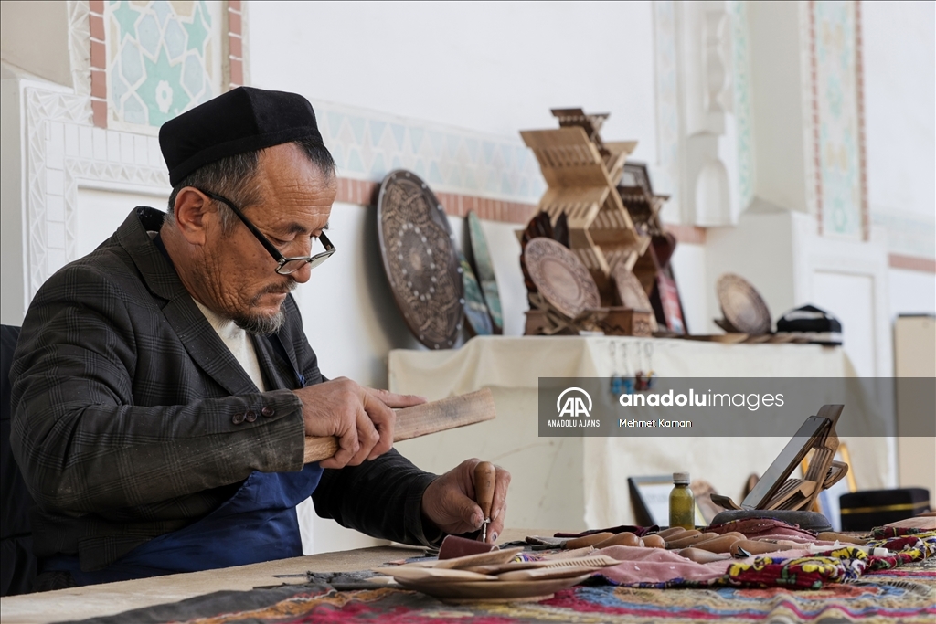 Özbekistan'ın Kokand şehrinde günlük yaşam