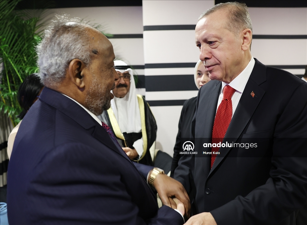 Cumhurbaşkanı Erdoğan, Katar'da 2022 FIFA Dünya Kupası'nın açılışı dolayısıyla verilen resepsiyona katıldı