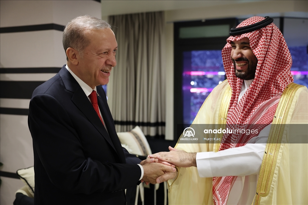 Cumhurbaşkanı Erdoğan, Katar'da 2022 FIFA Dünya Kupası'nın açılışı dolayısıyla verilen resepsiyona katıldı
