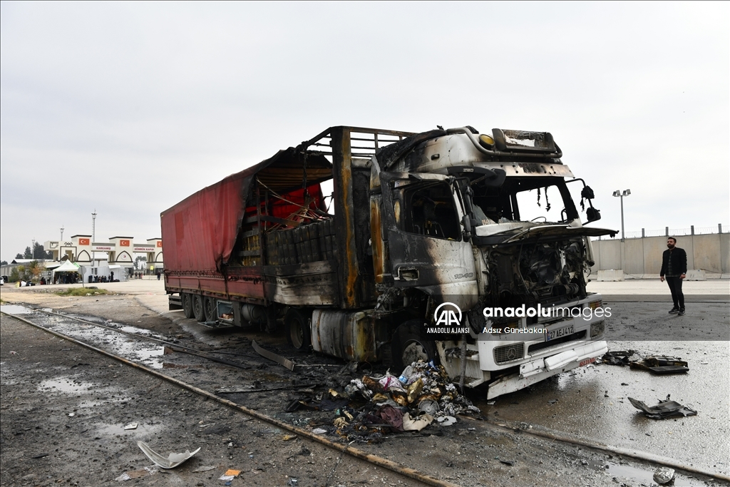 Terör örgütü YPG/PKK'nın Karkamış'a roketli saldırı