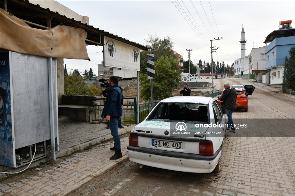 Terör örgütü YPG/PKK'nın Karkamış'a roketli saldırı