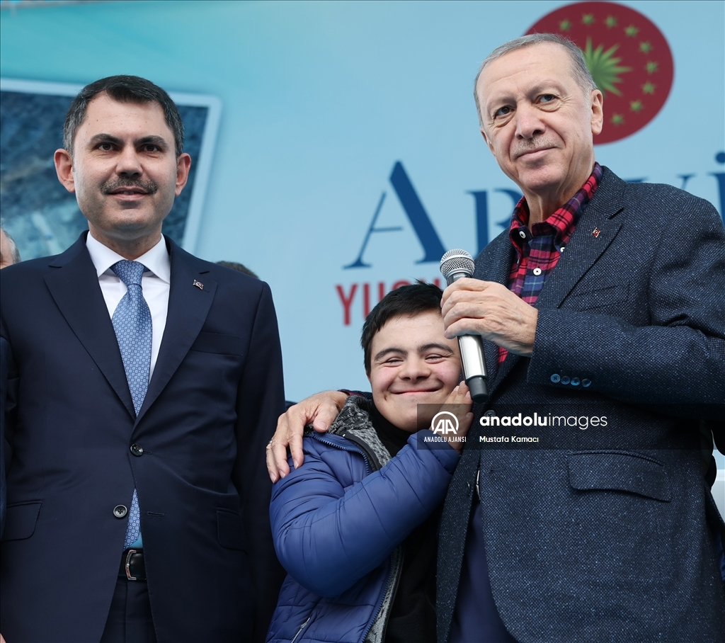 Cumhurbaşkanı Erdoğan, "Yusufeli Barajı ile Yeni Yerleşim Bölgesinin Açılış Töreni"ne katıldı