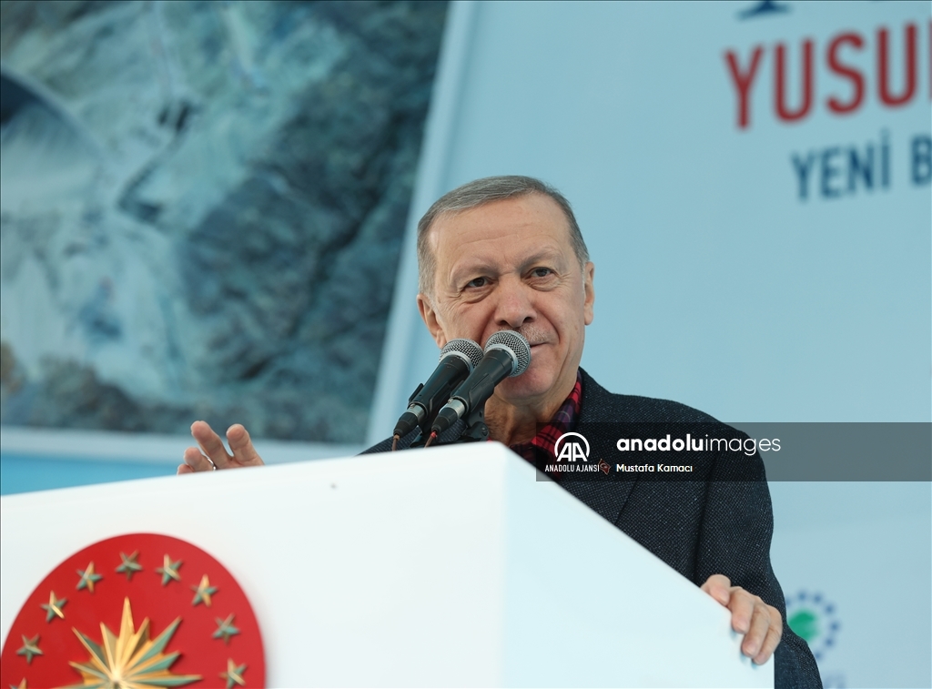 Cumhurbaşkanı Erdoğan, "Yusufeli Barajı ile Yeni Yerleşim Bölgesinin Açılış Töreni"ne katıldı