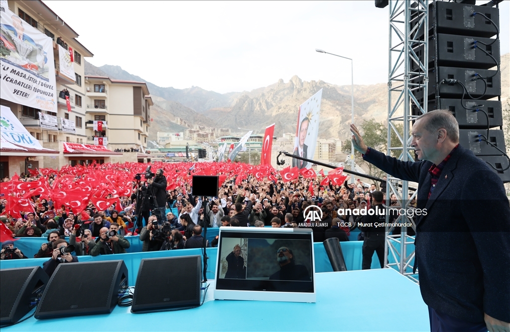 Cumhurbaşkanı Erdoğan, "Yusufeli Barajı ile Yeni Yerleşim Bölgesinin Açılış Töreni"ne katıldı