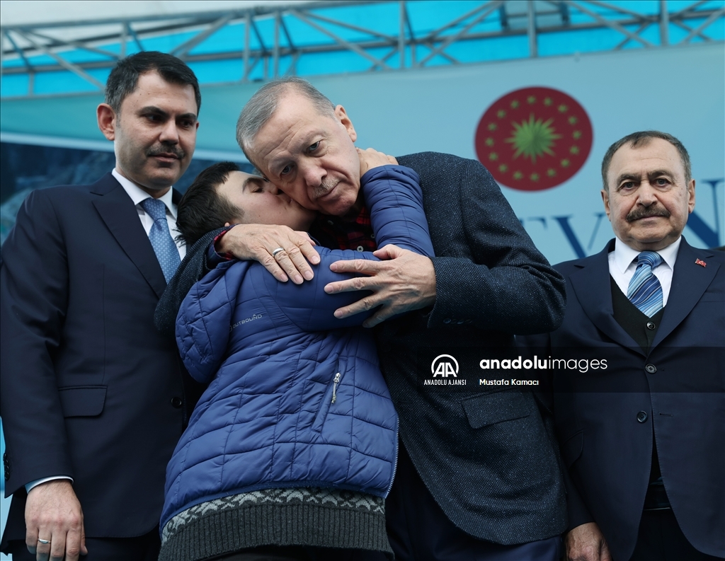 Cumhurbaşkanı Erdoğan, "Yusufeli Barajı ile Yeni Yerleşim Bölgesinin Açılış Töreni"ne katıldı