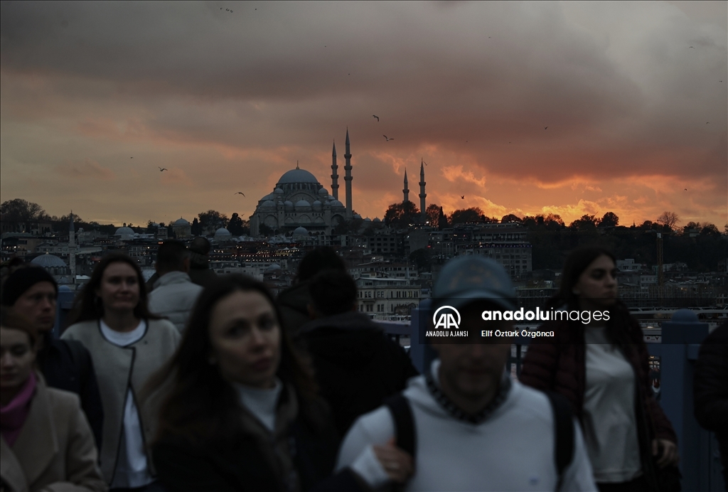 İstanbul’da gün batımı