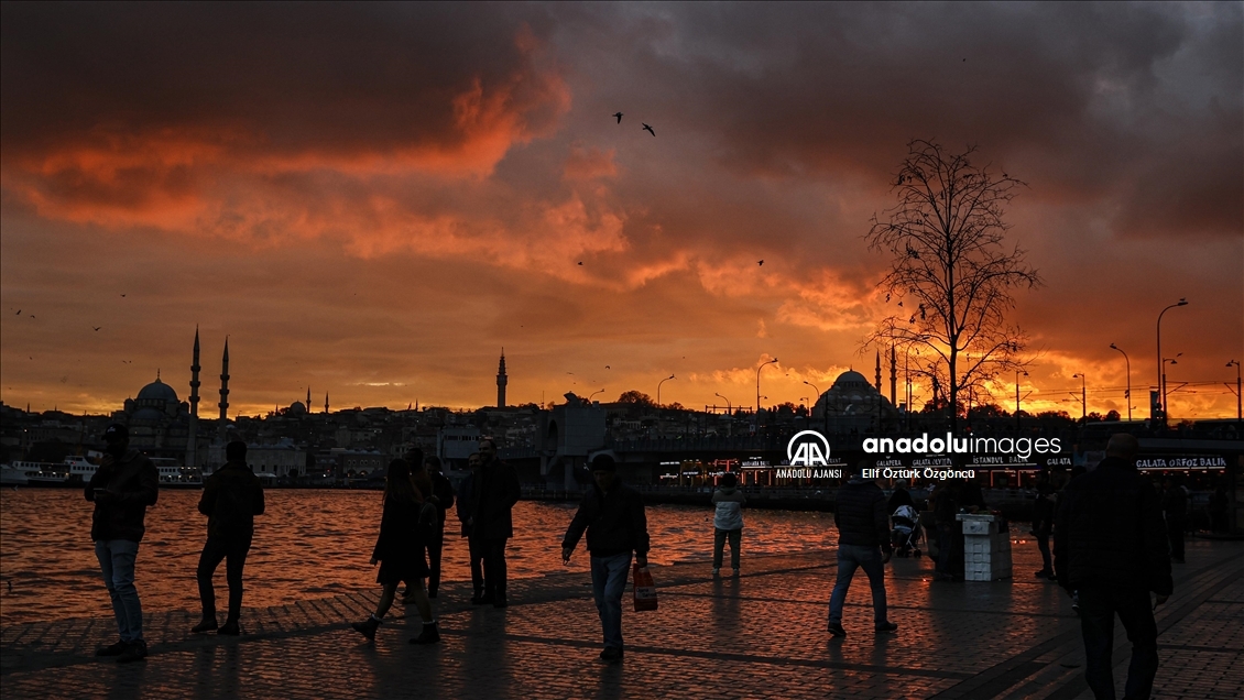İstanbul’da gün batımı