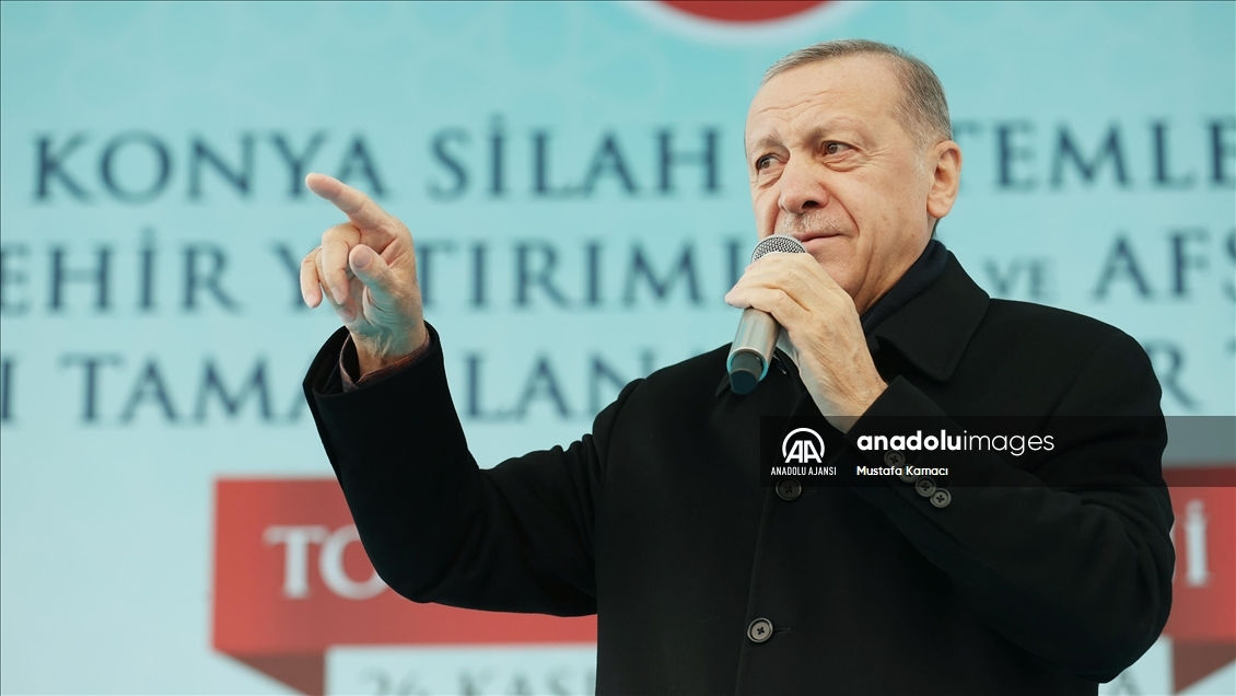 Cumhurbaşkanı Recep Tayyip Erdoğan, Konya'da Toplu Açılış Töreninde ...