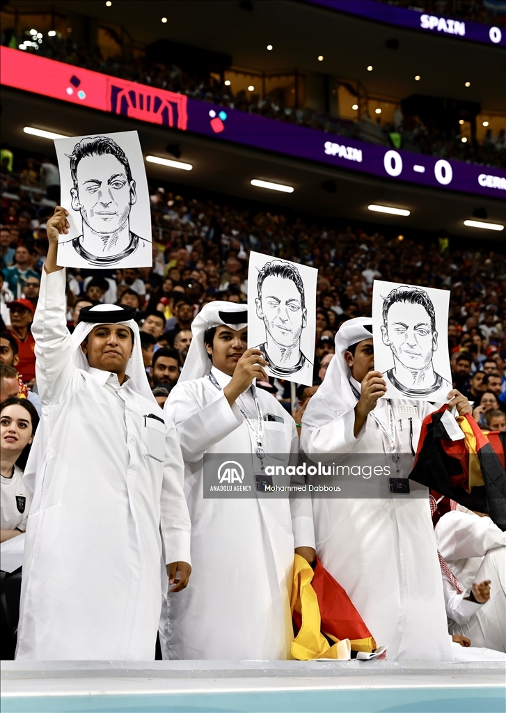AL KHOR, 27-11-2022, Al Bayt Stadium, World Cup 2022 in Qatar, game between  Spain vs Germany, supporter of Brasil (Photo by Pro Shots/Sipa USA Stock  Photo - Alamy