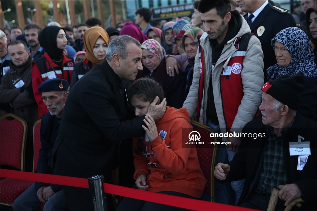 Şehit İsmail Ünal'ın cenazesi Ordu-Giresun Havalimanı'na getirildi