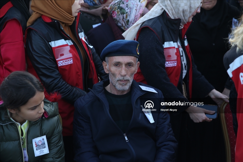 Şehit İsmail Ünal'ın cenazesi Ordu-Giresun Havalimanı'na getirildi