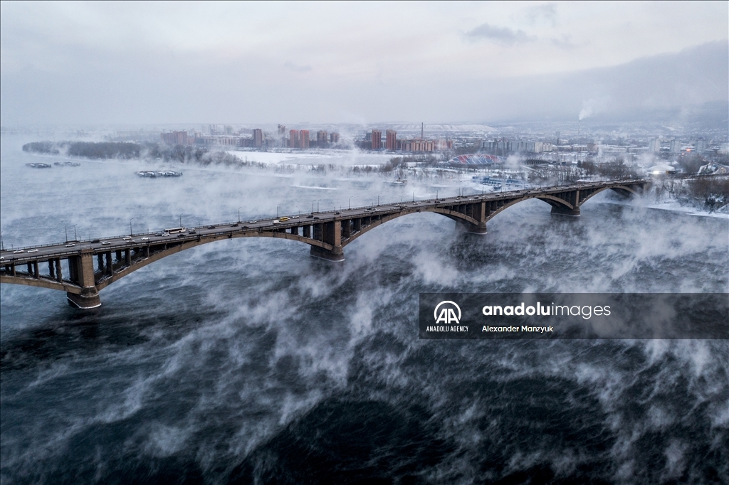 Yenisey River in Russia's Krasnoyarsk