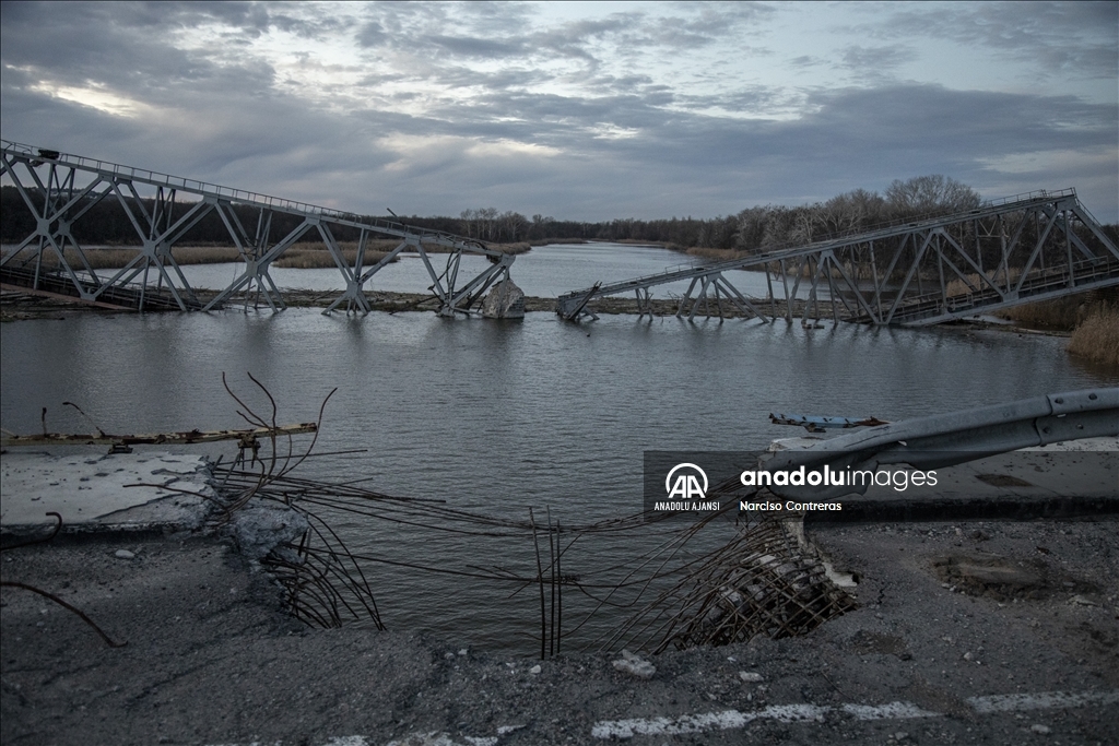 Ukrayna'nın Donetsk bölgesinde hayat ağır şartlar altında sürüyor