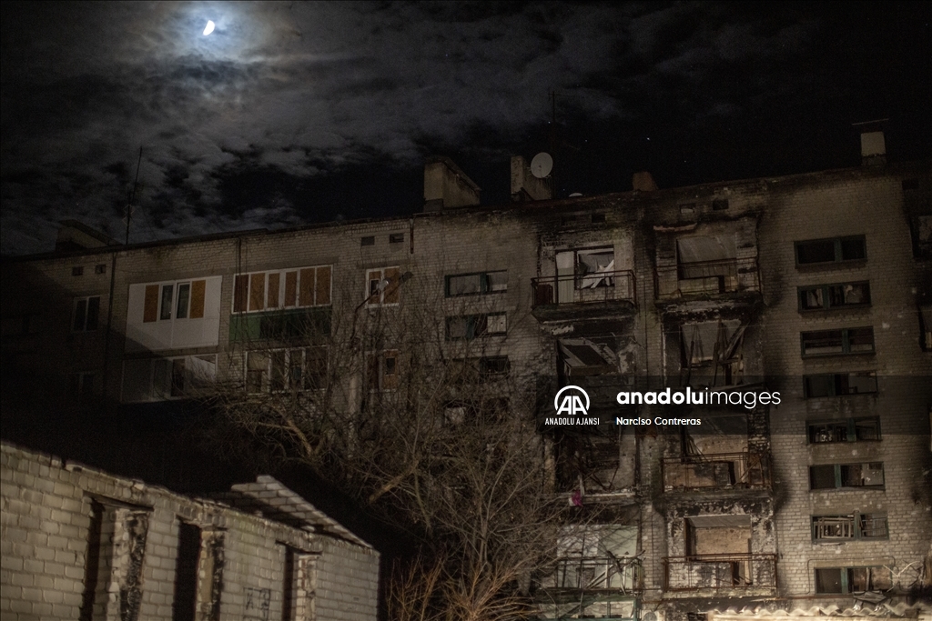 Ukrayna'nın Donetsk bölgesinde hayat ağır şartlar altında sürüyor