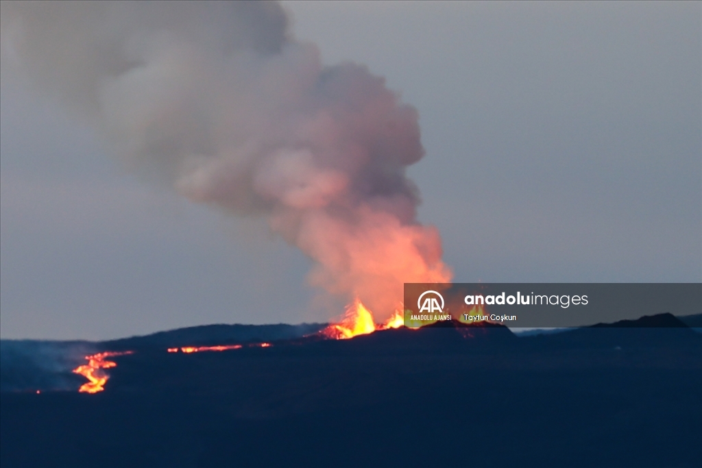 38 yıl sonra harekete geçen, Dünya'nın en büyük aktif yanardağı Mauna Loa'da gün doğumu