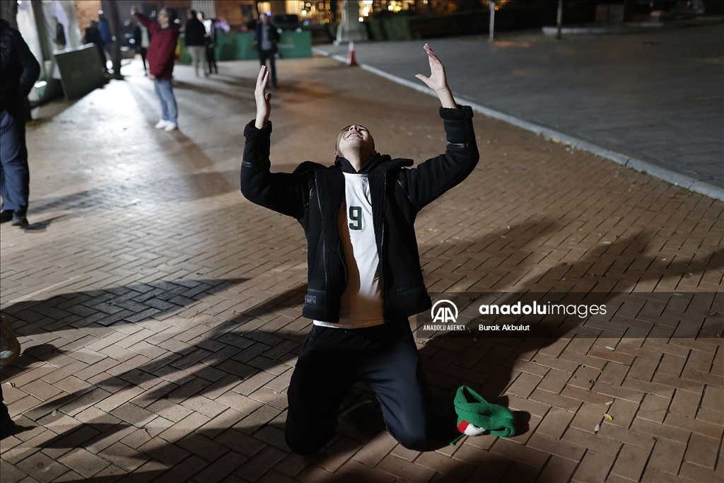 شادی خیابانی مردم مراکش پس از شکست اسپانیا در جام جهانی