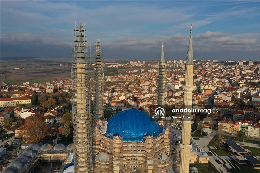 Selimiye'yi geleceğe taşıyacak kapsamlı restorasyon devam ediyor