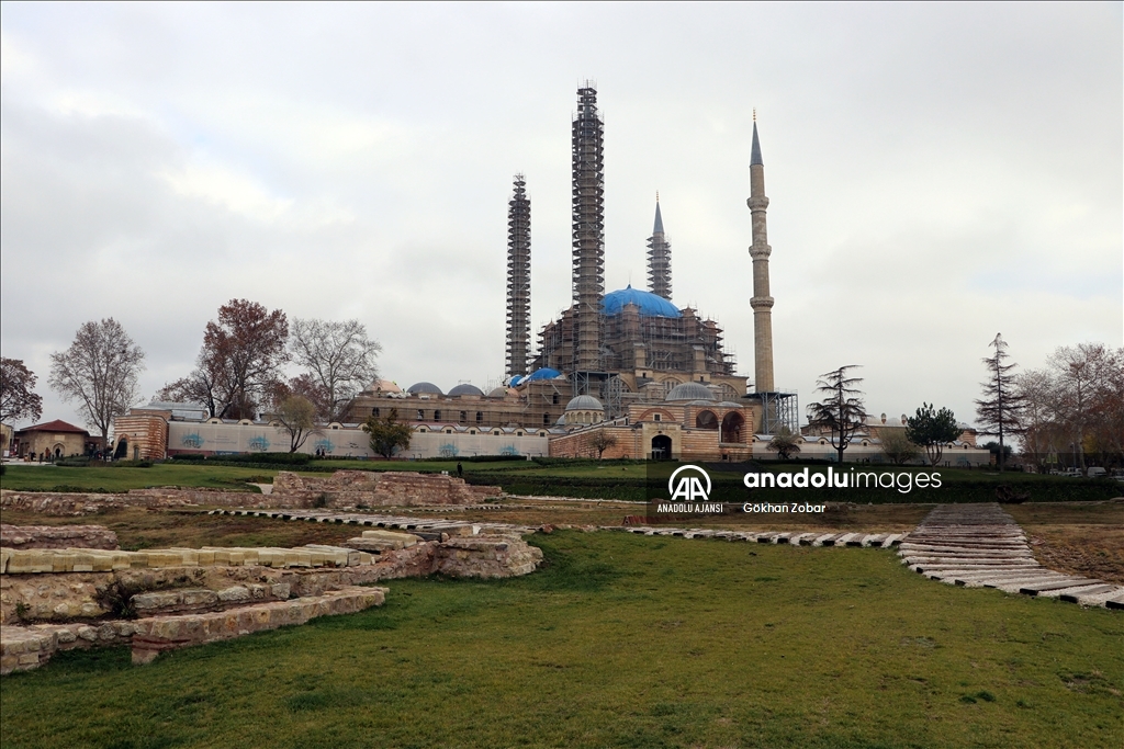 Selimiye'yi geleceğe taşıyacak kapsamlı restorasyon devam ediyor
