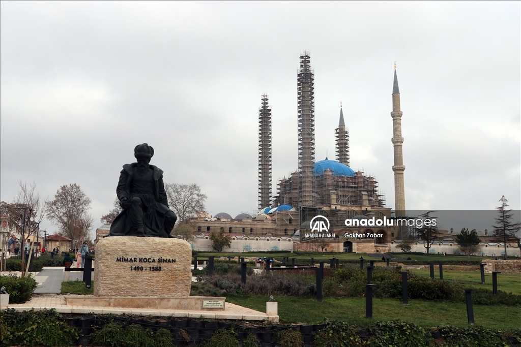 Selimiye'yi geleceğe taşıyacak kapsamlı restorasyon devam ediyor