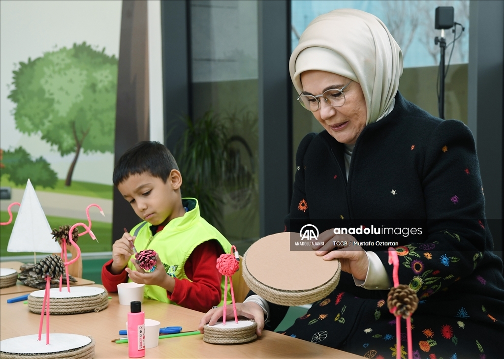 Emine Erdoğan "Sıfır Atık Eğitim ve Simülasyon Merkezi"nin açılışını yaptı