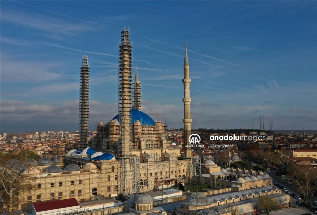 Selimiye'yi geleceğe taşıyacak kapsamlı restorasyon devam ediyor