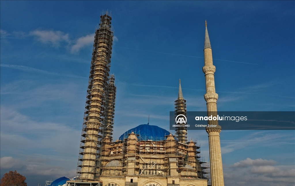 Selimiye'yi geleceğe taşıyacak kapsamlı restorasyon devam ediyor