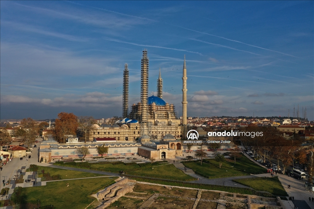 Selimiye'yi geleceğe taşıyacak kapsamlı restorasyon devam ediyor