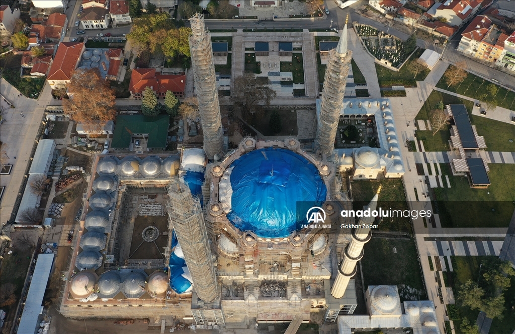 Selimiye'yi geleceğe taşıyacak kapsamlı restorasyon devam ediyor