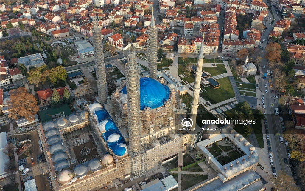 Selimiye'yi geleceğe taşıyacak kapsamlı restorasyon devam ediyor