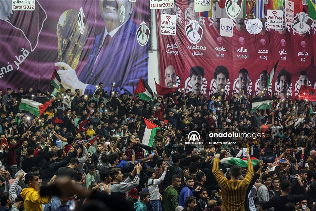 2022 FIFA World Cup match followed in Gaza