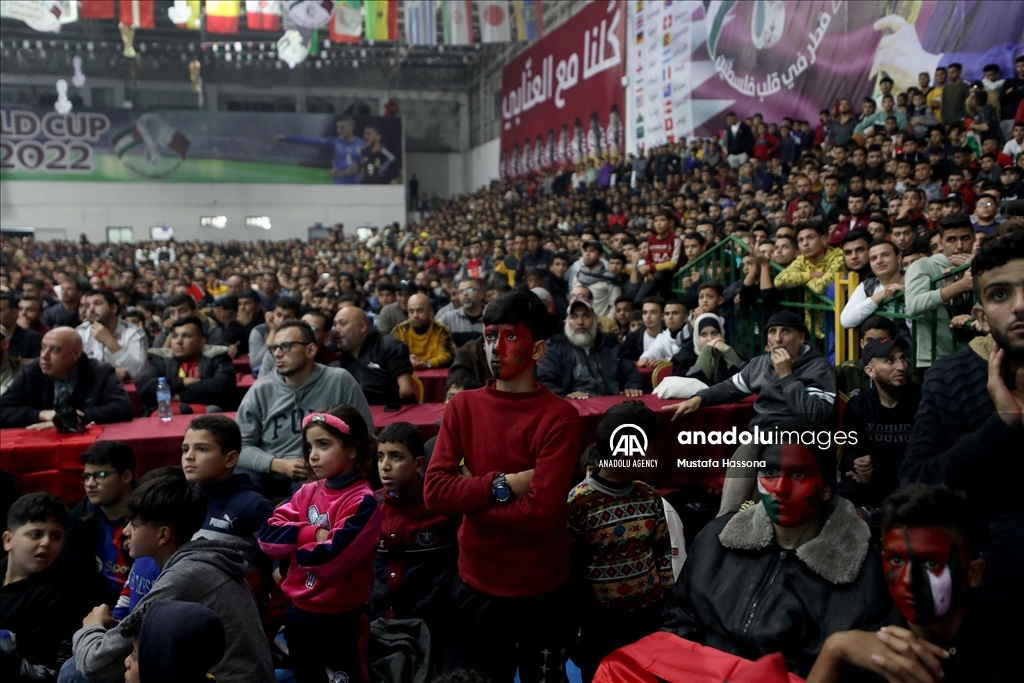 2022 FIFA World Cup match followed in Gaza