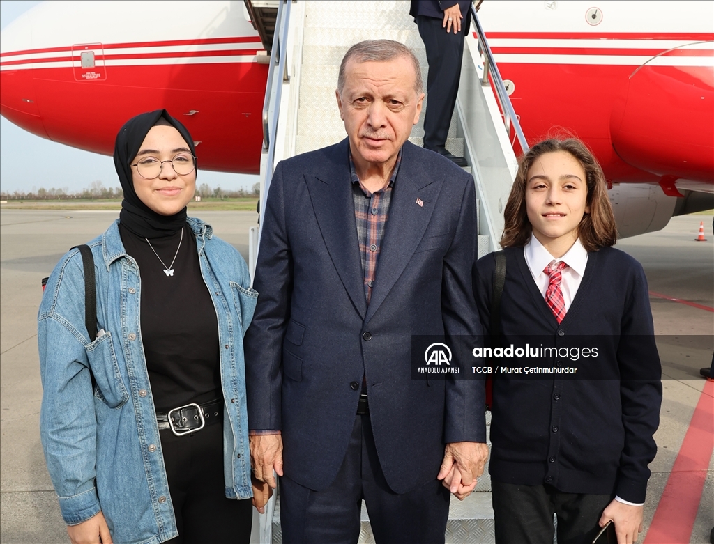 Cumhurbaşkanı Erdoğan, Samsun'da