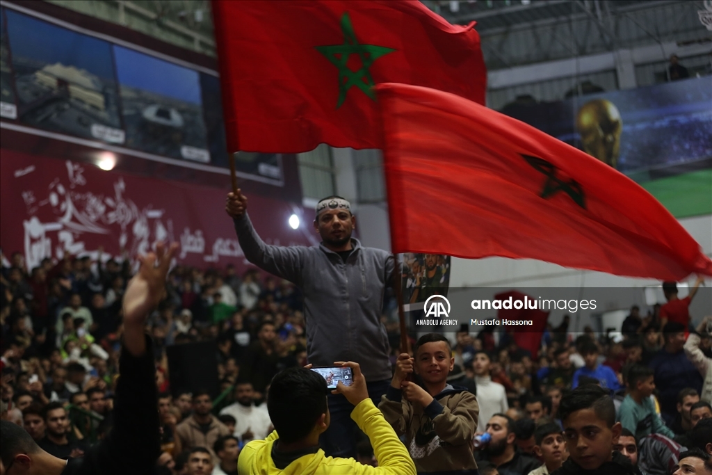 2022 FIFA World Cup match followed in Gaza