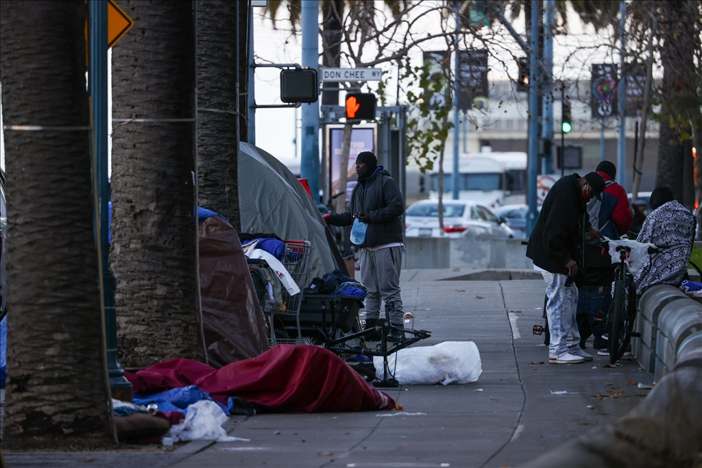 Homelessness in San Francisco Anadolu Ajansı