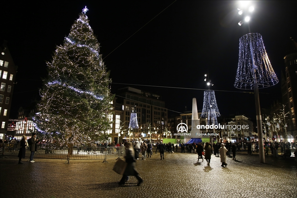 Amsterdam'da Noel hazırlıkları
