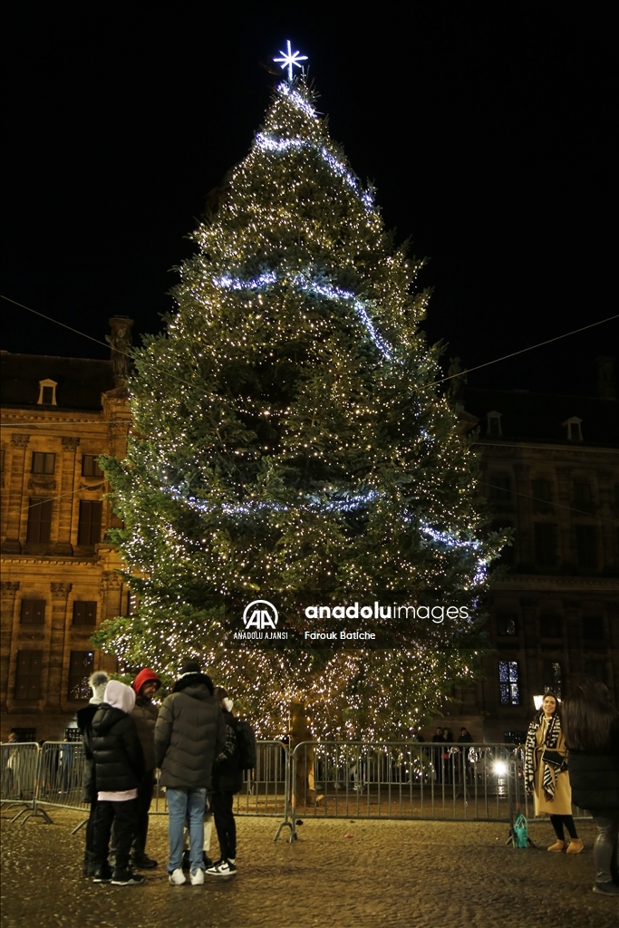 Amsterdam'da Noel hazırlıkları