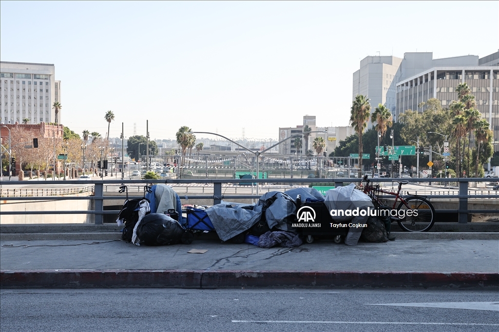 ABD'nin Los Angeles kentinde yaklaşık 40 bin evsiz otellere yerleştirilecek
