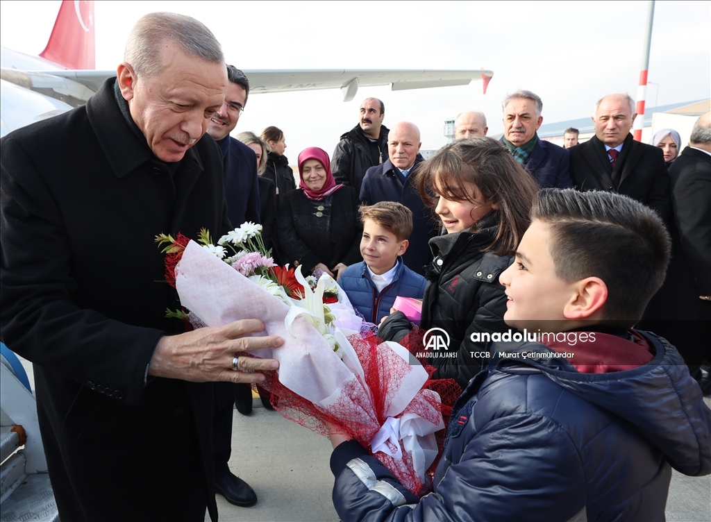 Cumhurbaşkanı Erdoğan Erzurum'da