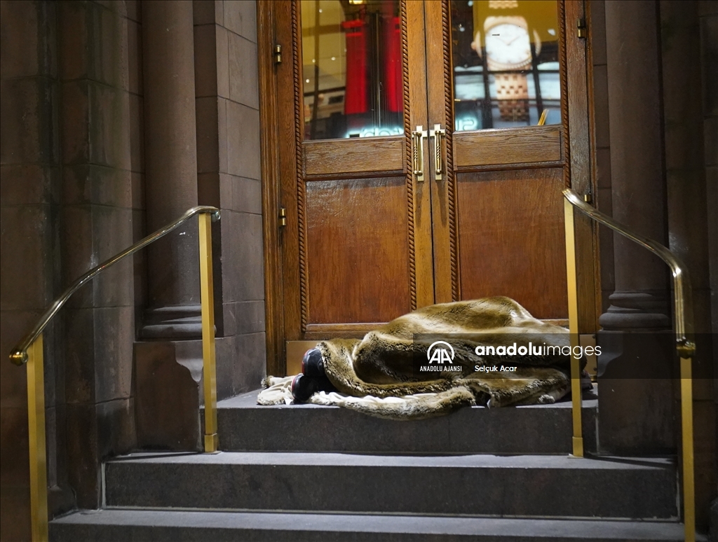 New York'ta dondurucu soğuklar
