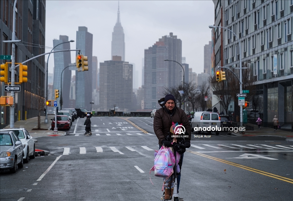 New York'ta dondurucu soğuklar