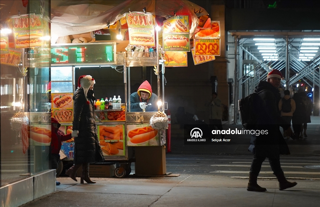 New York'ta dondurucu soğuklar