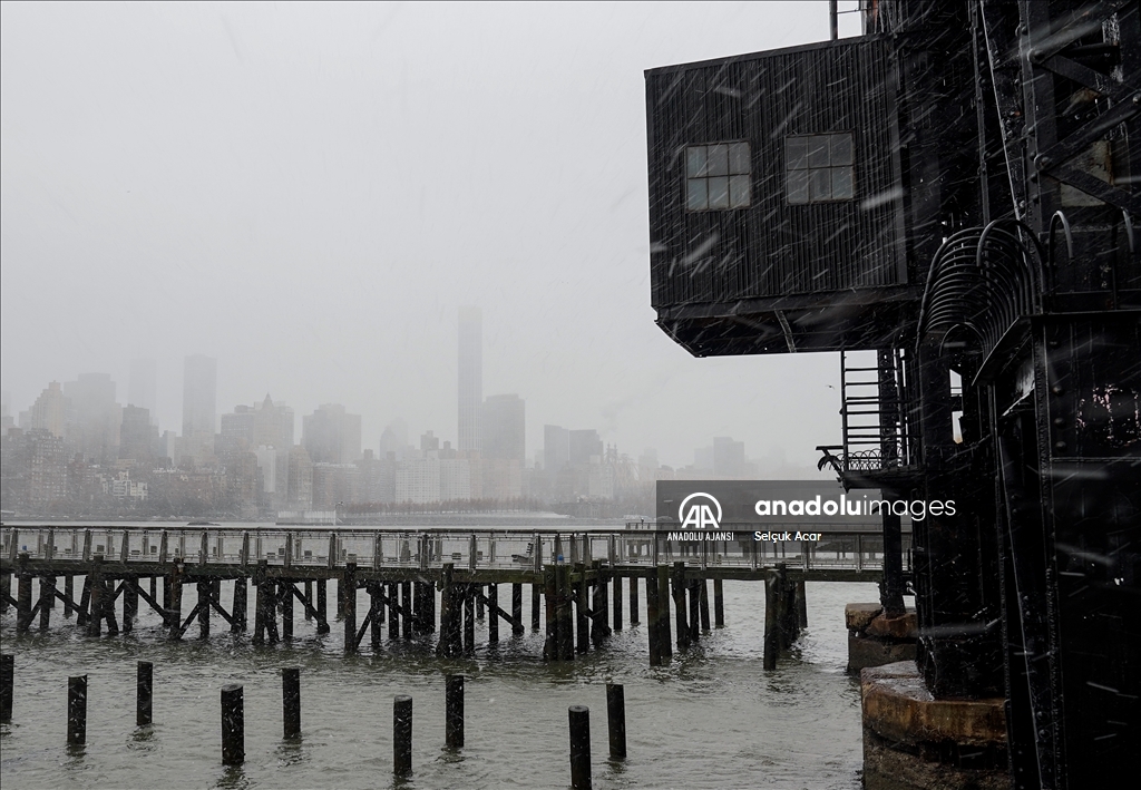 New York'ta dondurucu soğuklar