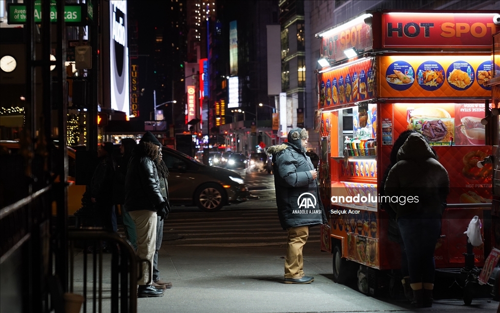 New York'ta dondurucu soğuklar