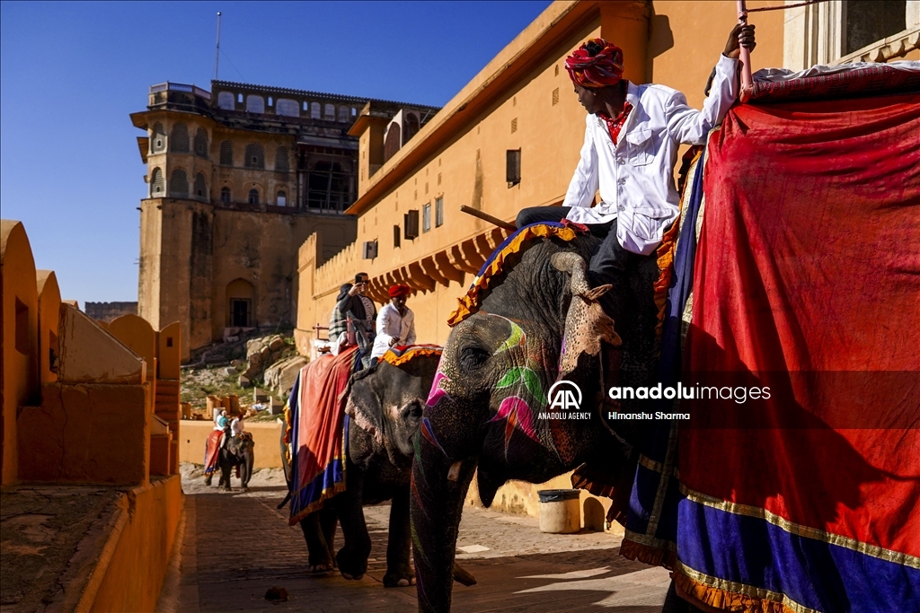 UNESCO World Heritage Site: Historical Amber Fort in India's Jaipur