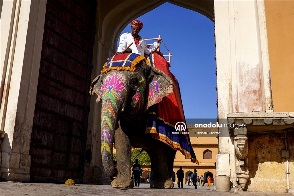 UNESCO World Heritage Site: Historical Amber Fort in India's Jaipur