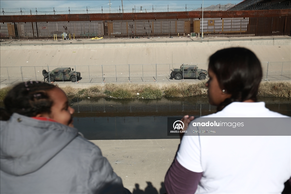 Meksika'nın Ciudad Juarez kentindeki göçmenlerin bekleyişi sürüyor