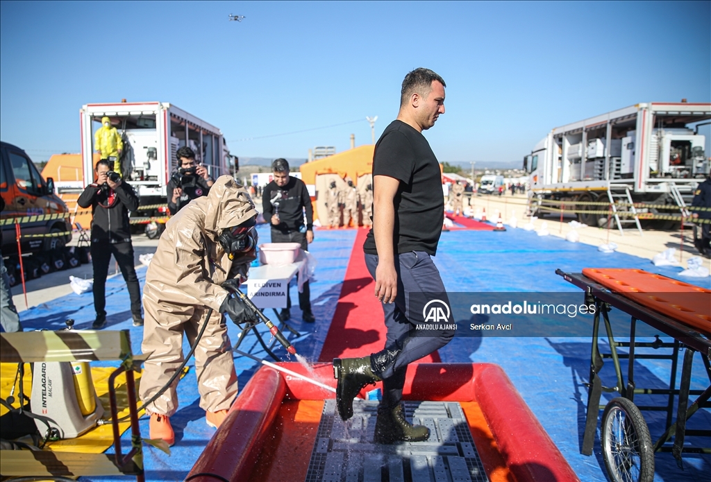 Mersin'de 2 ilçede KBRN tatbikatı yapıldı