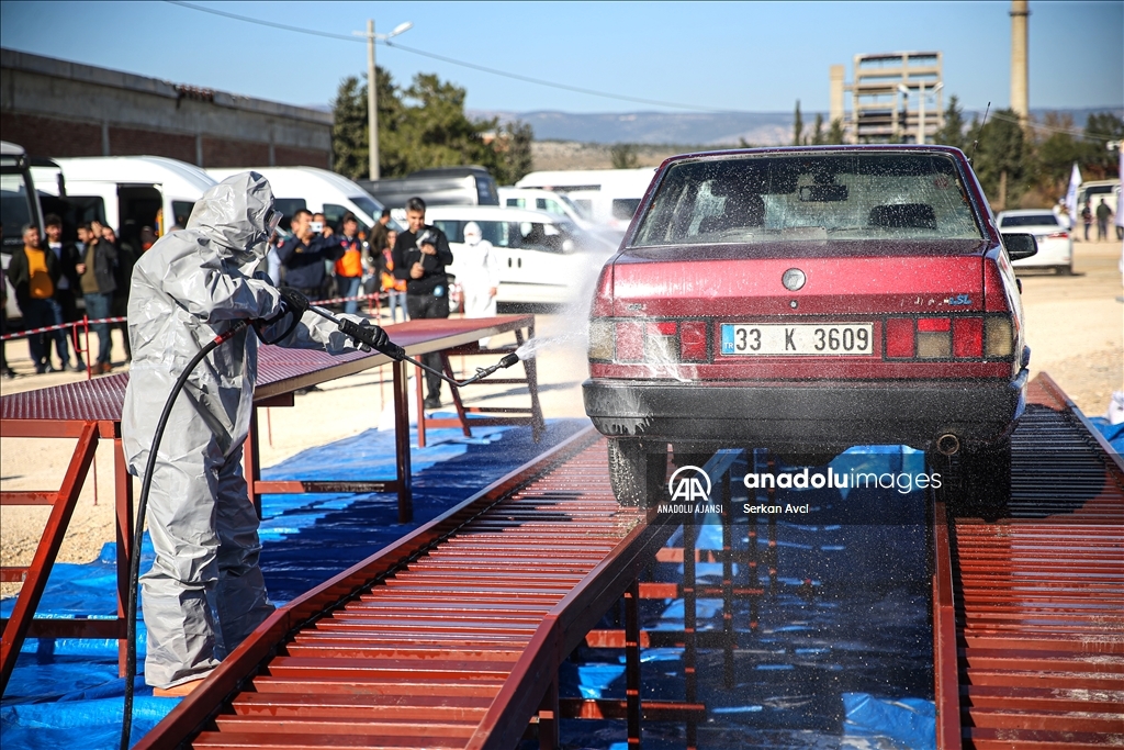 Mersin'de 2 ilçede KBRN tatbikatı yapıldı