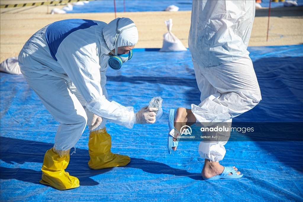Mersin'de 2 ilçede KBRN tatbikatı yapıldı