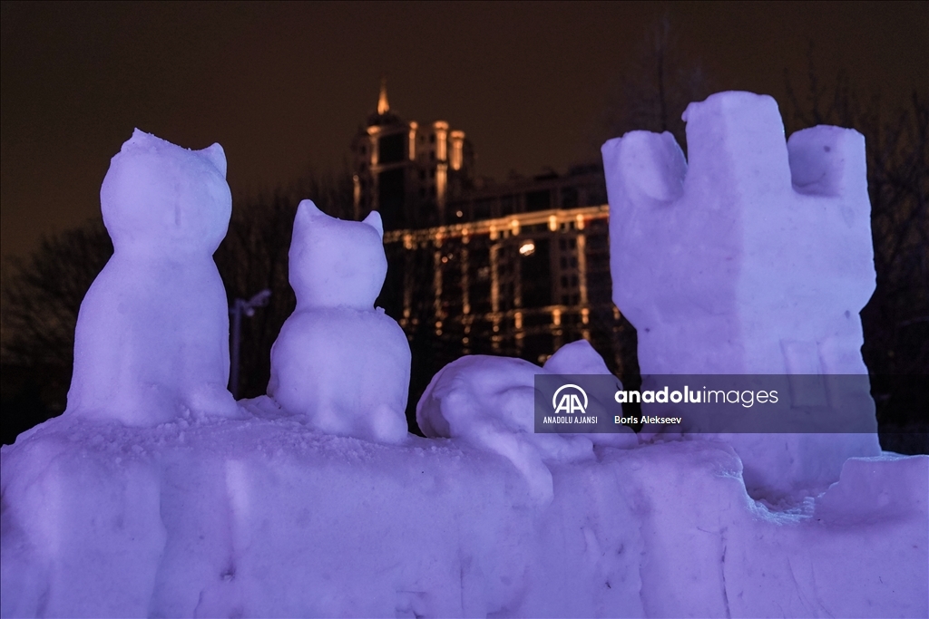 Moskova'da "Kar ve Buz" festivali